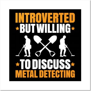 Detectorist Metal Detecting Metal Detector Posters and Art